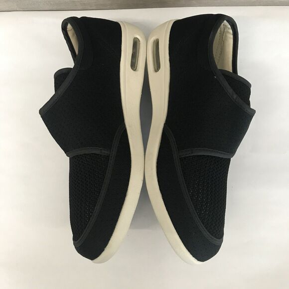 Youyun Black Diabetic Edema Walking Casual Shoe Hook & Loop Strap Men’s 11 NWOT - Picture 6 of 11